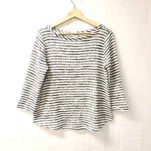 Ann Taylor LOFT Striped Swing Top